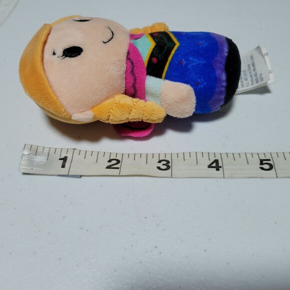 Hallmark Itty Bitty Disney Frozen Anna 4 inch Plush Doll Stuffed Animal Toy - Picture 6 of 6